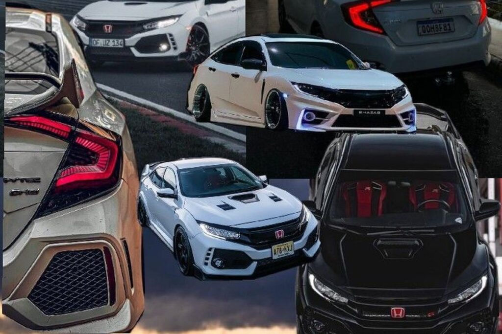 Civic G10 rebaixado: 20 fotos com rodas aro 18 e 20